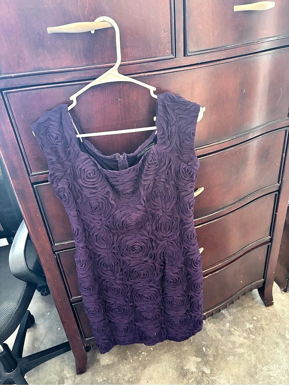 Jessica Howard Purple Floral Mini Dress